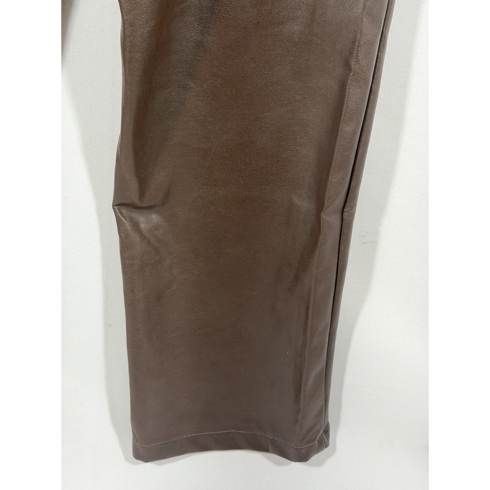 Abercrombie Faux Leather‎ Pants Womens 30 Curve Love High Rise 90s Chic - Picture 11 of 16
